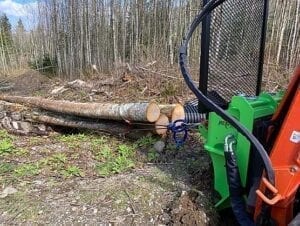 SS-FRW-150 Skid Steer Winch Attachment Reaper Attachments