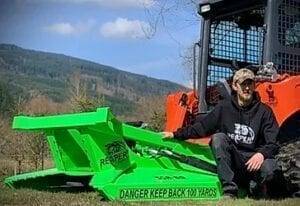 Reaper Attachments SSR-60 Rotary Brush Cutter Skidsteer Attachment