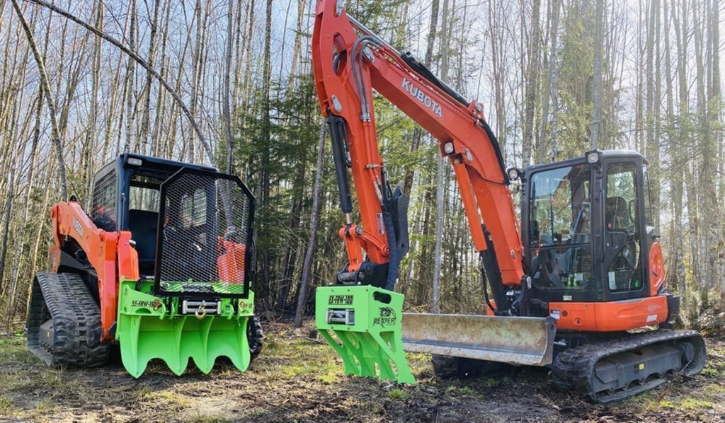 Reaper Attachments FRW Series Skidsteer Winch and Excavator Winch