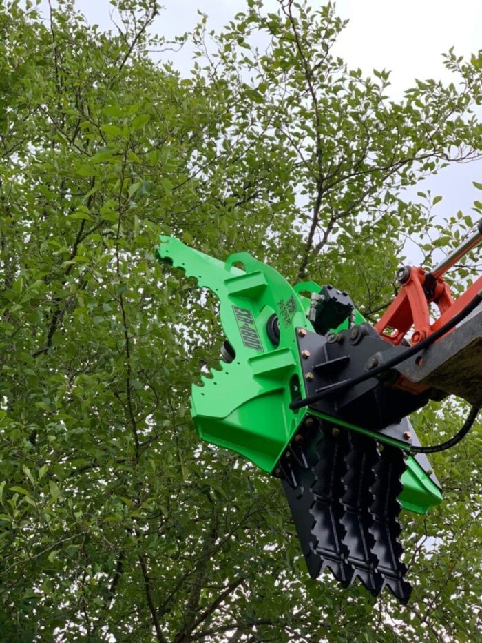 Reaper Attachments EXR-4800 Excavator Rotary Brush Cutter Attachment Shown With Options