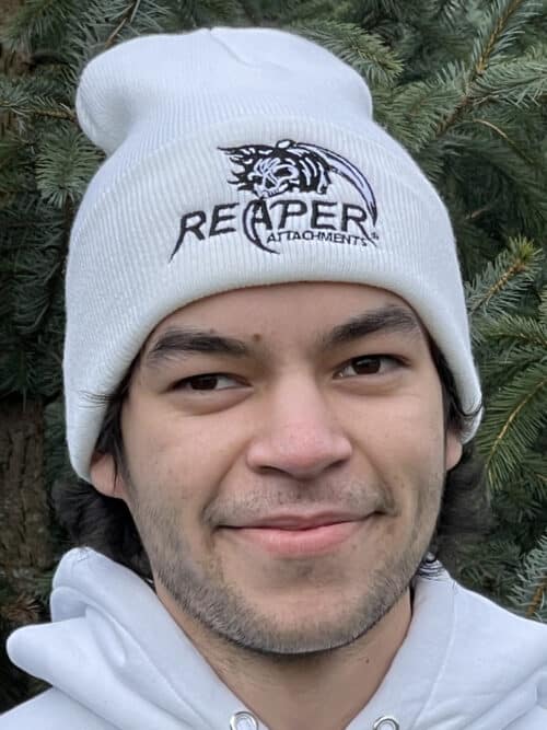 Reaper Attachments White Beanie