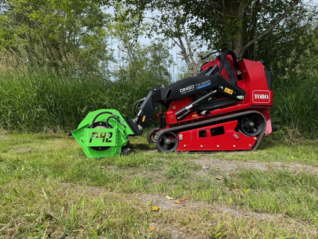 MINI Skid Steer Brush Mower MSS-F42 | Skid Steer Mowers and Excavator ...