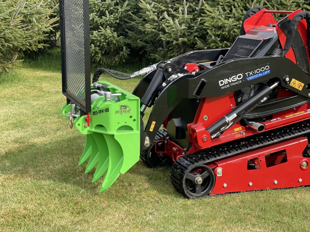 MSSFRW100 Mini Skid Steer 10k Winch Mini Skid Steer Reaper